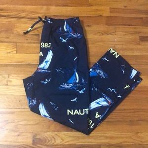 NWOT Mens nautical sleepwear pants